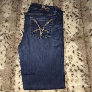 Boot cut jeans